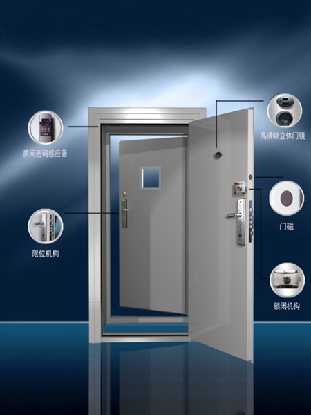 單開(kāi)外右銀行防尾隨聯(lián)動(dòng)門